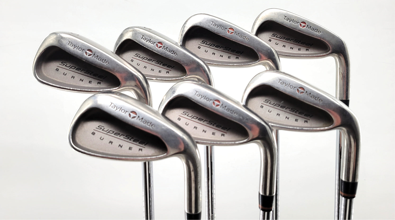 Taylormade SuperSteel Burner Iron Set 4-8 S90 Stiff Steel Shafts deals RH